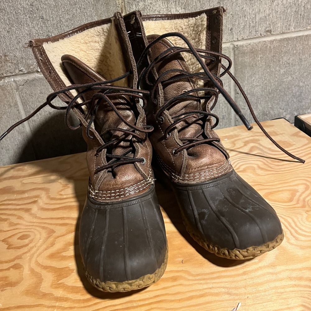 LL Bean Tall 10” Lined Women’s Duck Boots